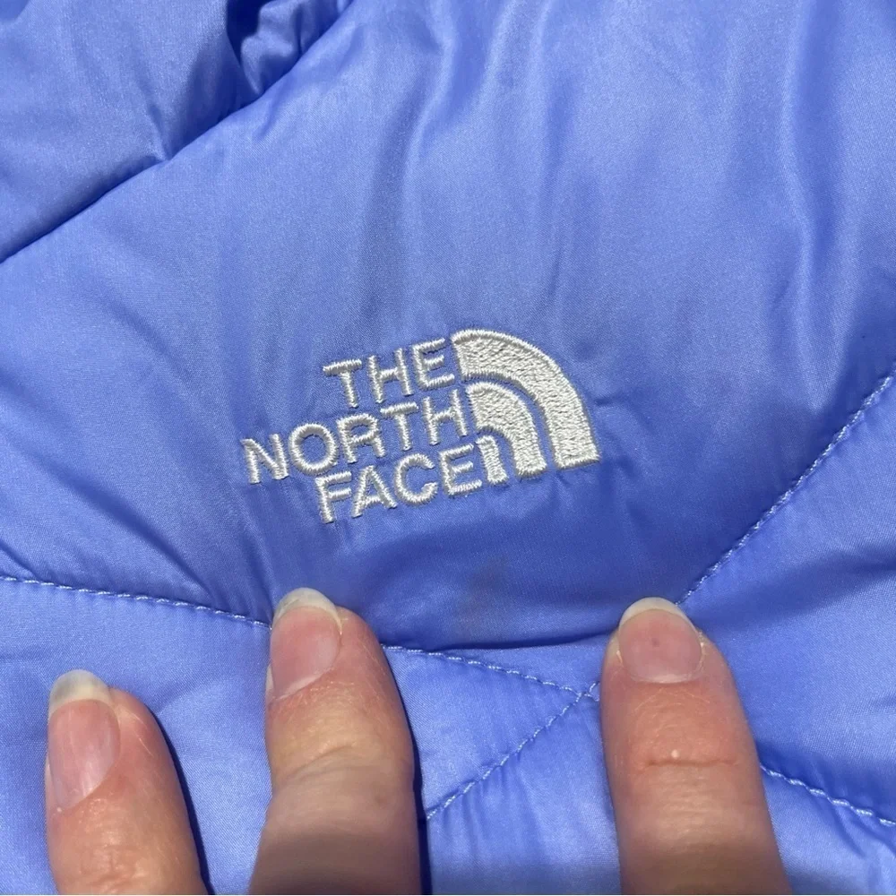 The North Face Youth XL Reversible Jacket Puffer Coat Purple